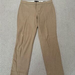 Banana Republic Tan Slim High Rise Ankle Pants Sloan
